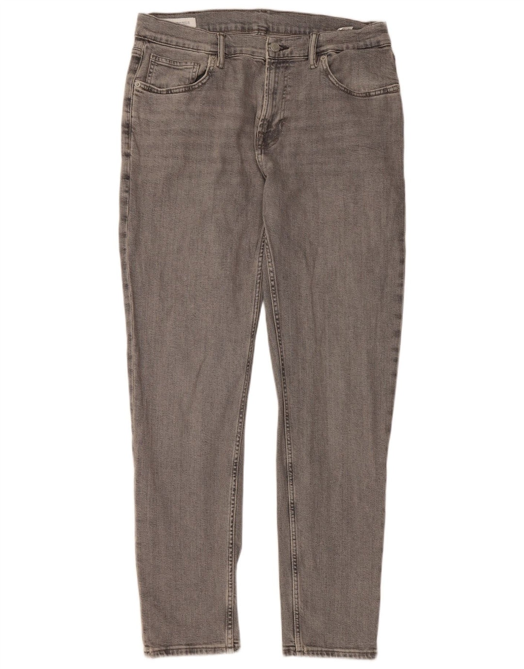 Zara Mens Slim Jeans EU 44 Large W34 L31 Grey Cotton
