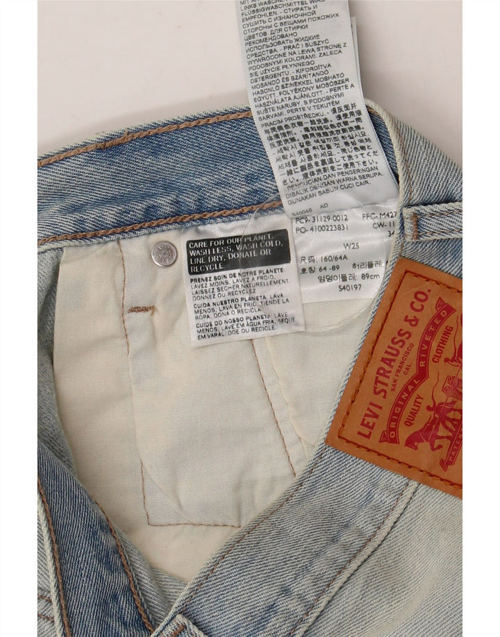 Levi's Womens Denim Shorts W25 XS  Blue Cotton