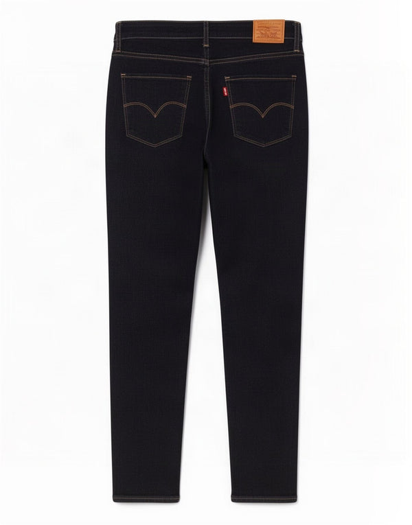 Levi's Dame 721 Skinny Jeans W30 L28 Navy Blue Lycra