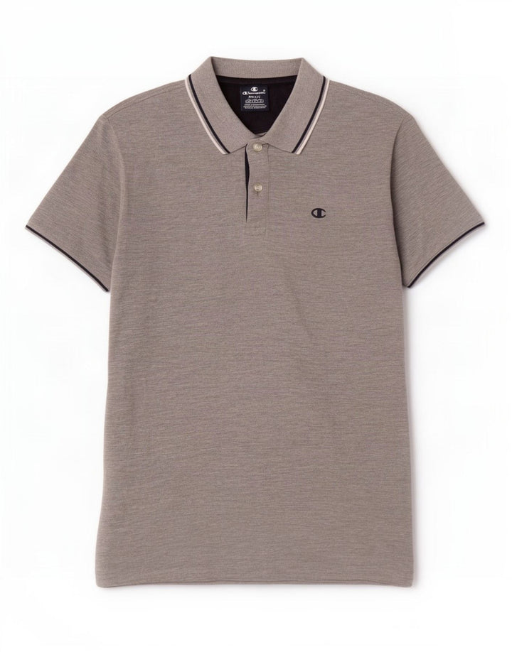 Champion Mens Polo Shirt Small Grey