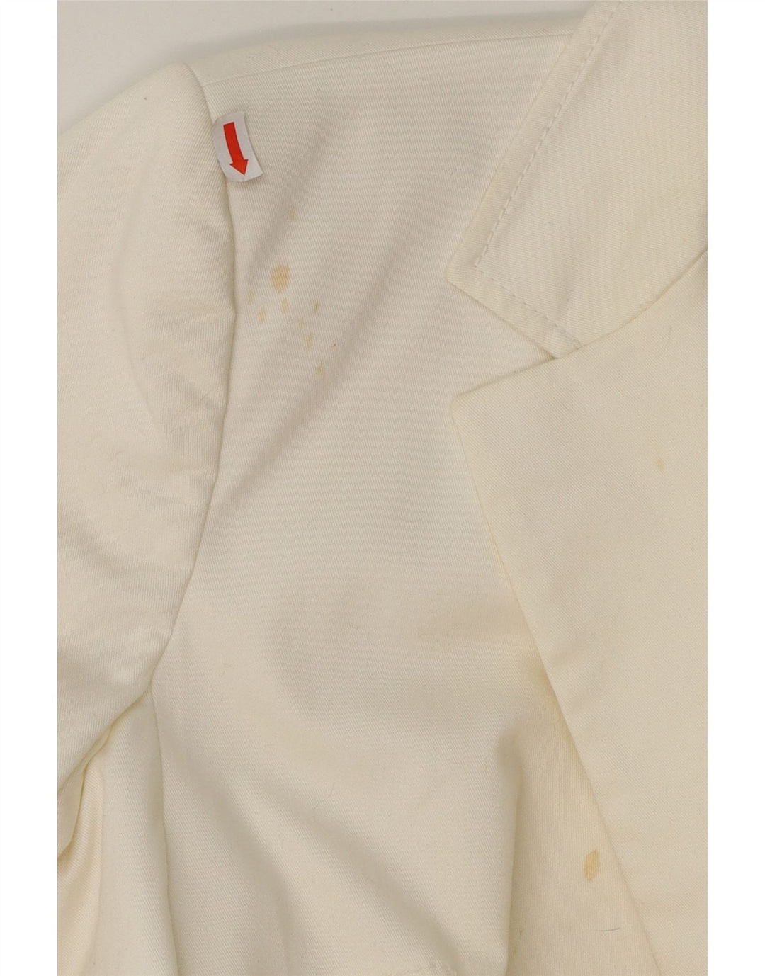 ICEBERG Womens 3 Button Blazer Jacket UK 18 XL White Cotton Vintage Iceberg and Second-Hand Iceberg from Messina Hembry 