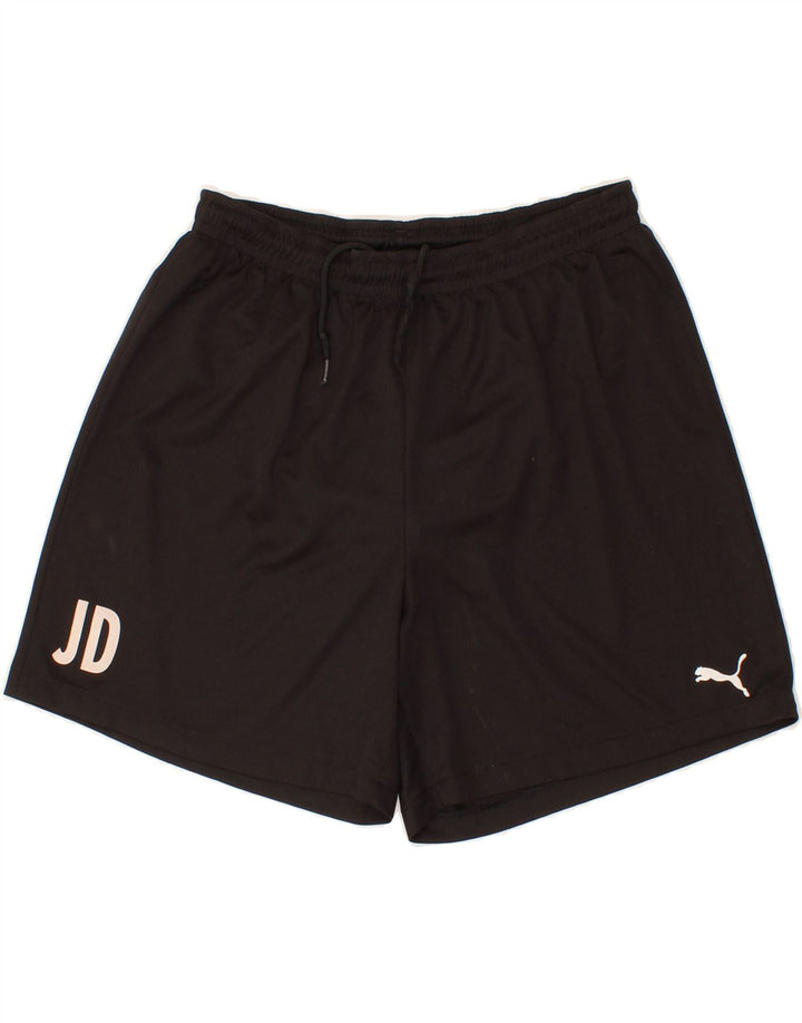 PUMA Mens Sport Shorts Medium Black Polyester Vintage Puma and Second-Hand Puma from Messina Hembry 