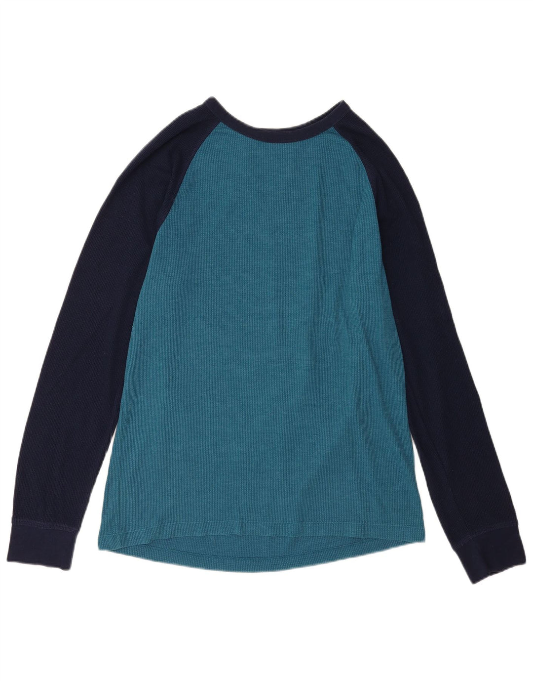 Gap Herre Top Langærmet Stor Blå Colourblock Bomuld