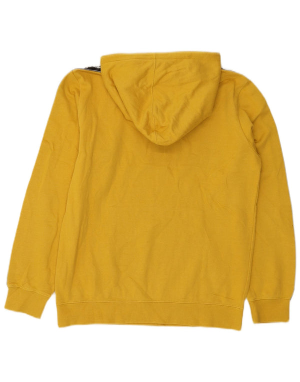 Champion Boys Graphic Hoodie Jumper 13-14 Years XL Yellow Colourblock