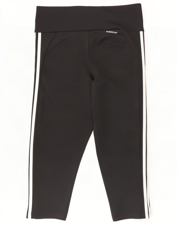 Leggings Adidas Aeroready Capri pentru femei UK 12/14 Medium Black