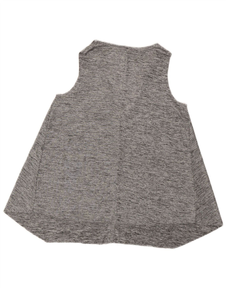 Zara Womens Vest Top UK 12 Medium Grey Flecked