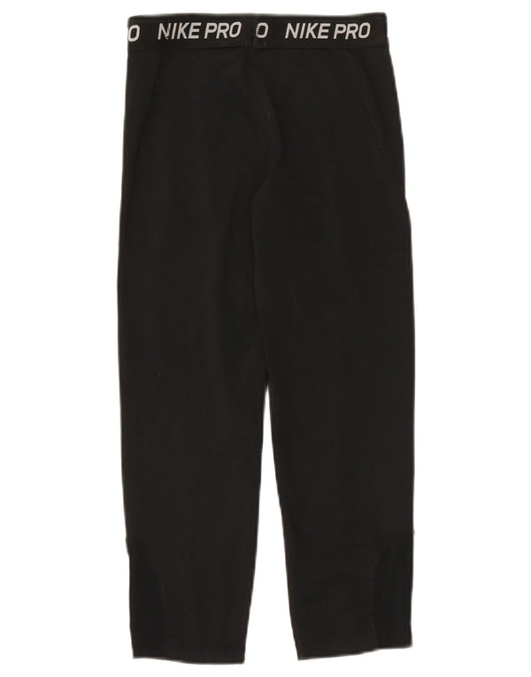 Nike Womens Graphic Leggings UK 4 XS Black Polyester