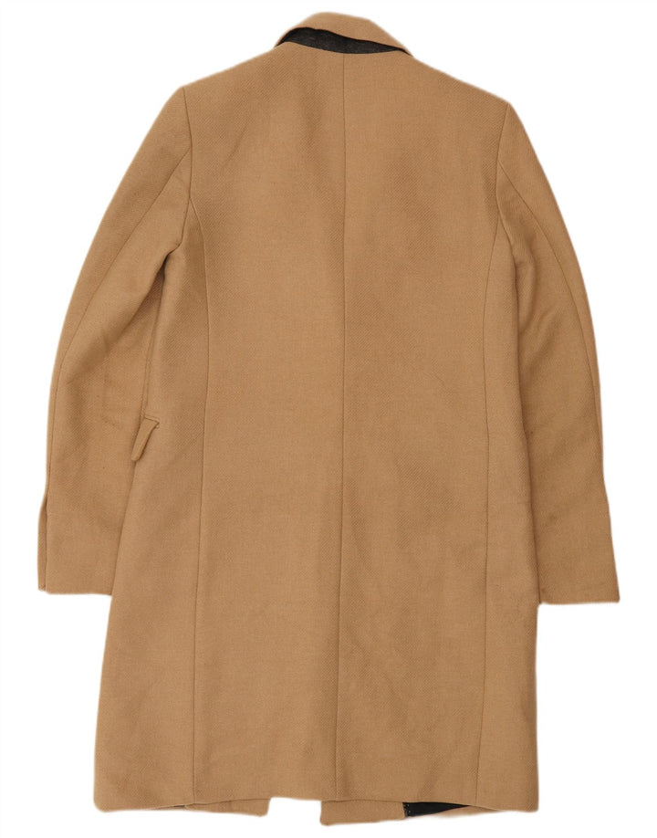 Zara Damen Mantel UK 6 XS Beige Classic