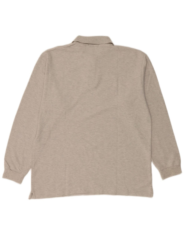 Tricou polo cu mânecă lungă Fila pentru bărbați IT 52 mare bumbac gri