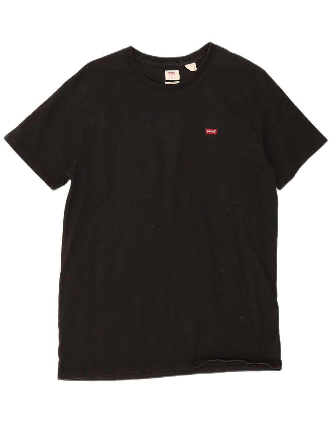 Levi's Mens Standard T-Shirt Top Medium Black Cotton