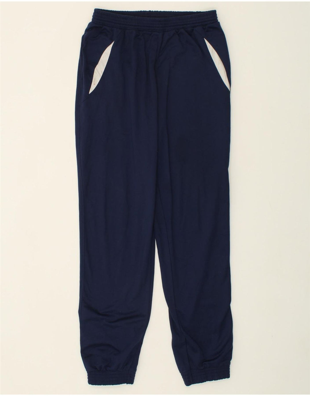 DIADORA Mens Graphic Tracksuit Trousers Joggers Medium  Navy Blue Vintage Diadora and Second-Hand Diadora from Messina Hembry 