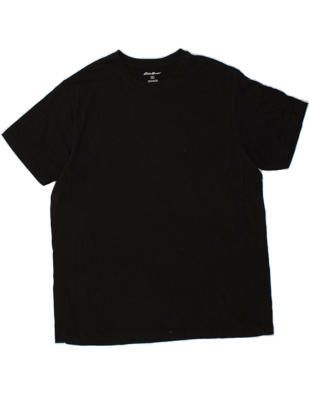 EDDIE BAUER Mens T-Shirt Top XL Black Cotton Vintage Eddie Bauer and Second-Hand Eddie Bauer from Messina Hembry 