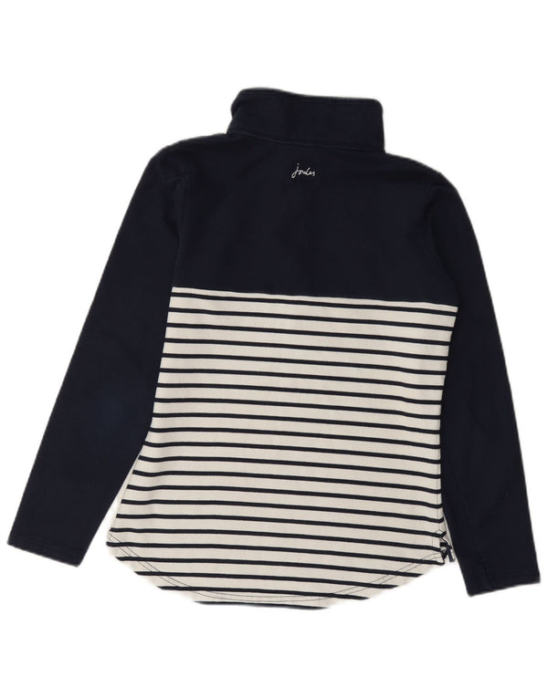 Joules Γυναικεία φούτερ με φερμουάρ, UK 6 XS Navy Blue ριγέ βαμβακερό