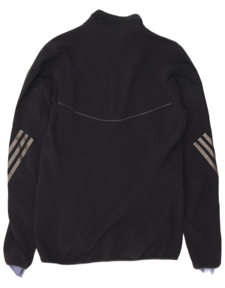 Γυναικεία φόρμα τρεξίματος ADIDAS Top Jacket UK 10 Small Black Polyester