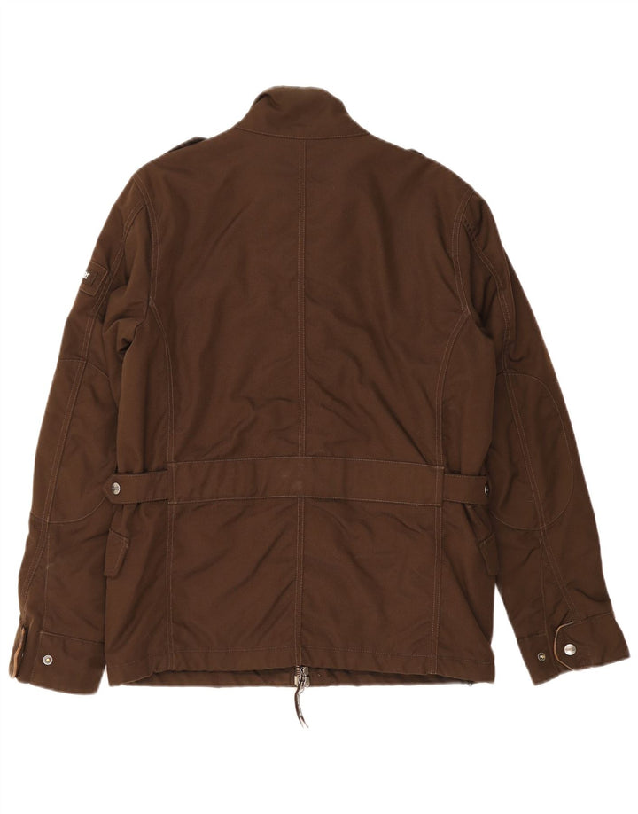 Woolrich Mens Military Windbreaker Jacket UK 36 Small Khaki Nylon
