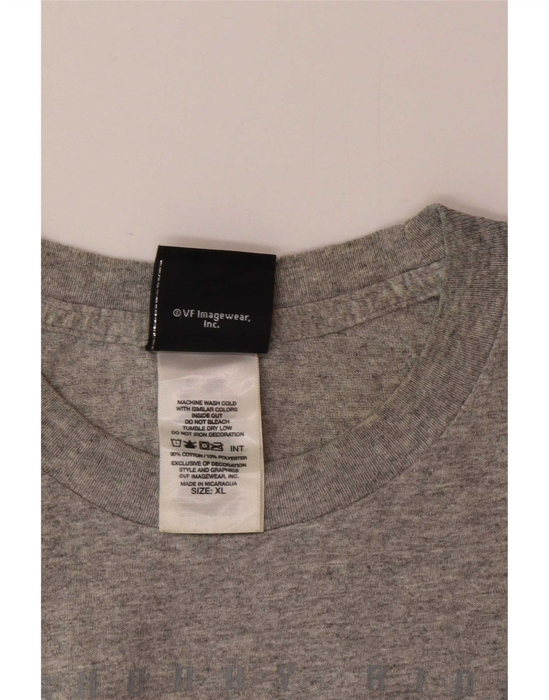 Harley Davidson Herre grafisk T-shirt Top XL Grå Bomuld