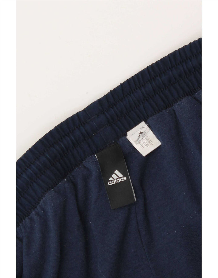 Adidas Mens Tracksuit Trousers Joggers Large Navy Blue