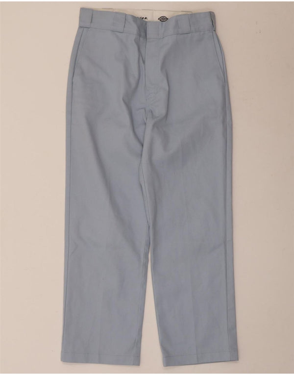 Pantaloni chino drepți pentru bărbați Dickies W28 L26 poliester albastru