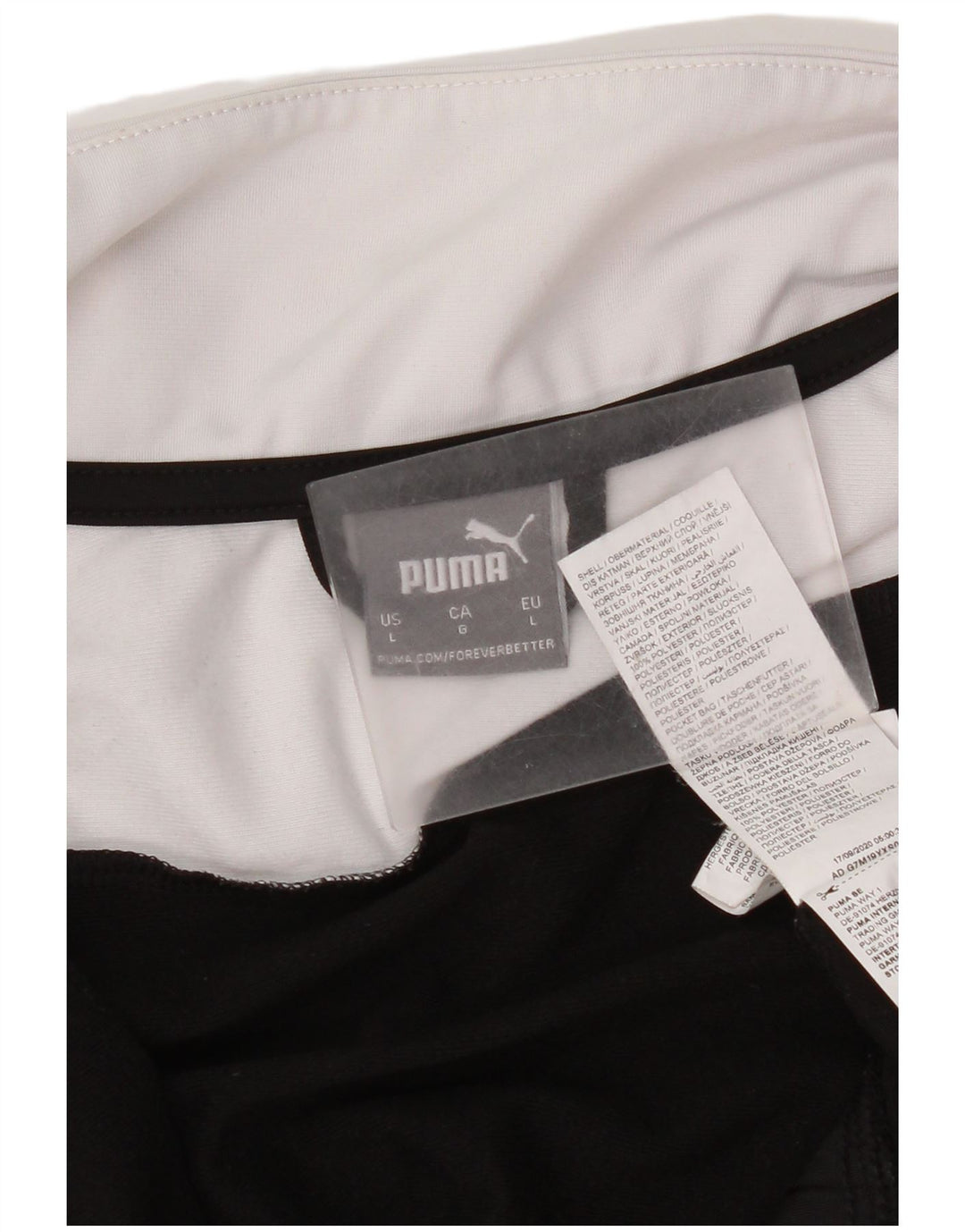 Ανδρική φόρμα Puma Μπουφάν με μεγάλο μαύρο χρώμα πολυεστέρα