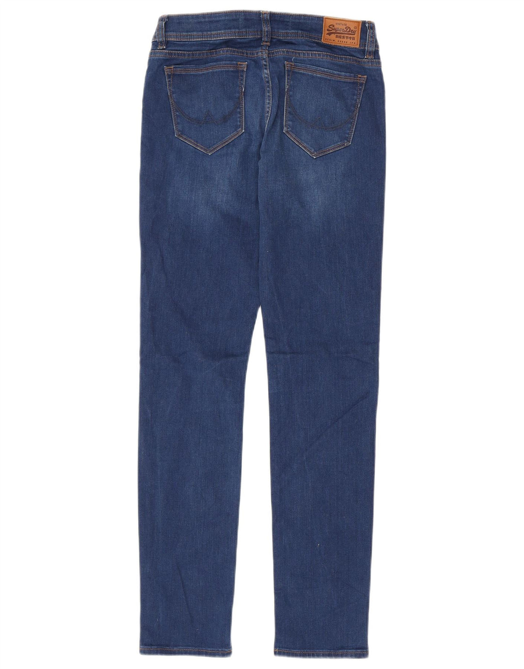 Superdry Womens Imogen Slim Jeans W26 L32 Blue Cotton