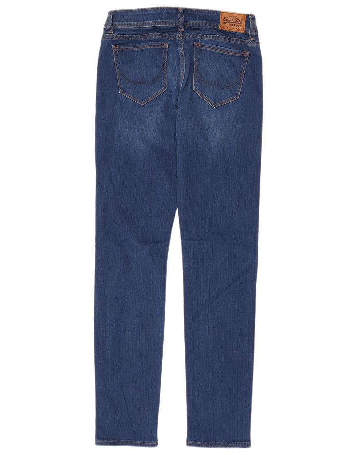 Superdry Womens Imogen Slim Jeans W26 L32 Blue Cotton
