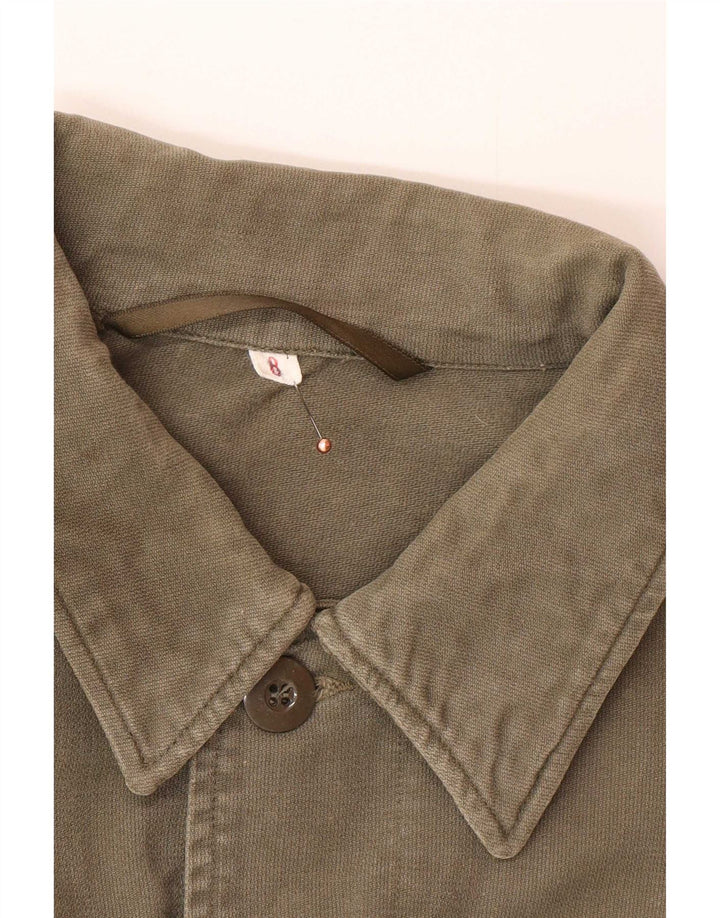 Vintage Mens Military Jacket UK 40 Large Khaki