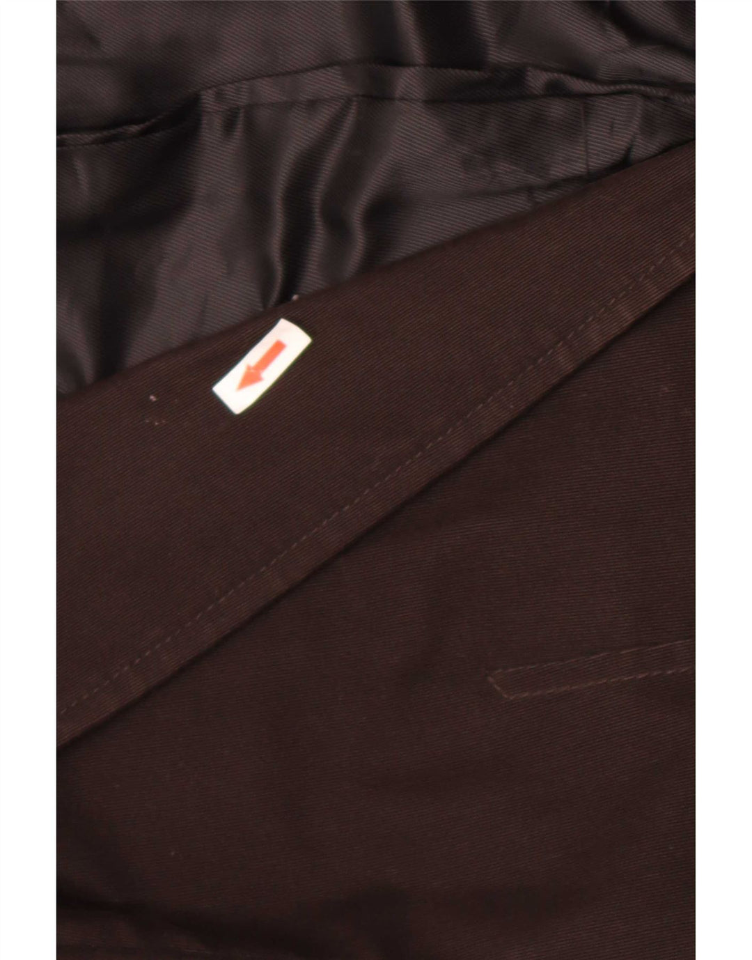 Zara Mens Military 2 Button Blazer Jacket EU 54 XL Brown Cotton