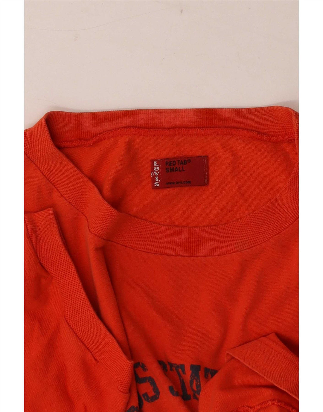 Levi's Mens Graphic T-Shirt Top Small Orange