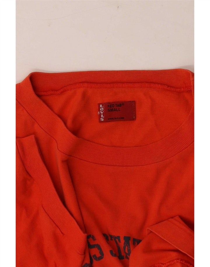 Levi's Mens Graphic T-Shirt Top Small Orange