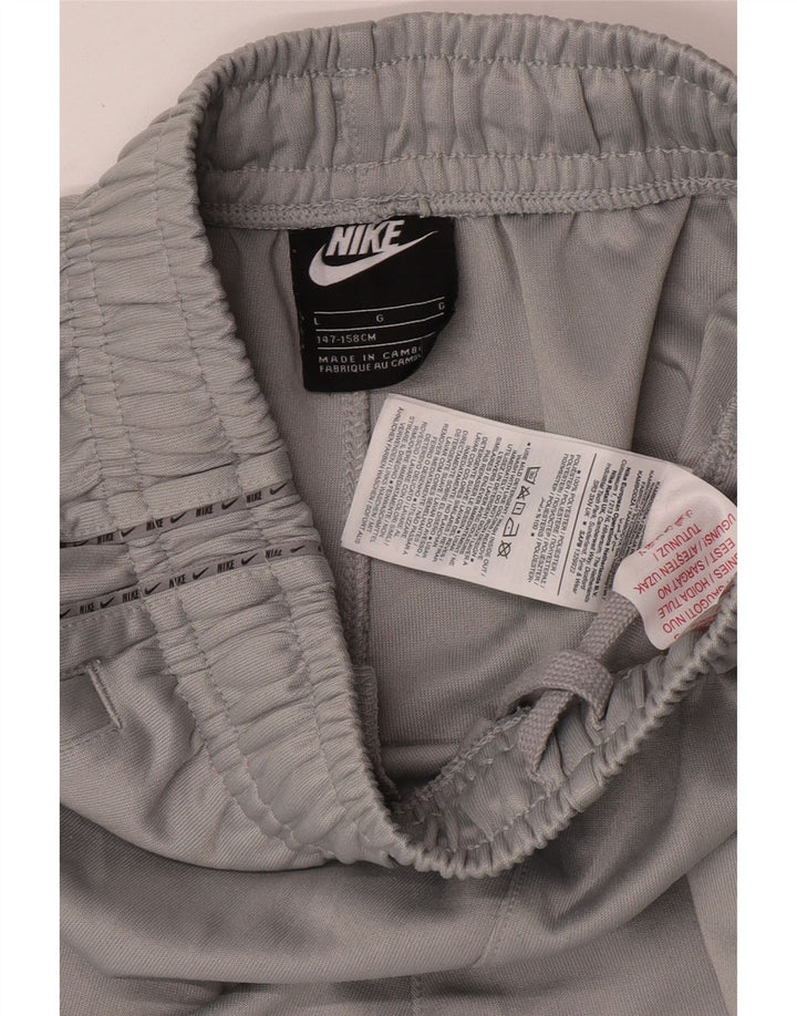 Nike Boys Graphic Sport Shorts 12-13 Years Large Grey Polyester