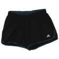 Pantaloni scurți sport Adidas pentru femei UK 10 Small Negru Poliester