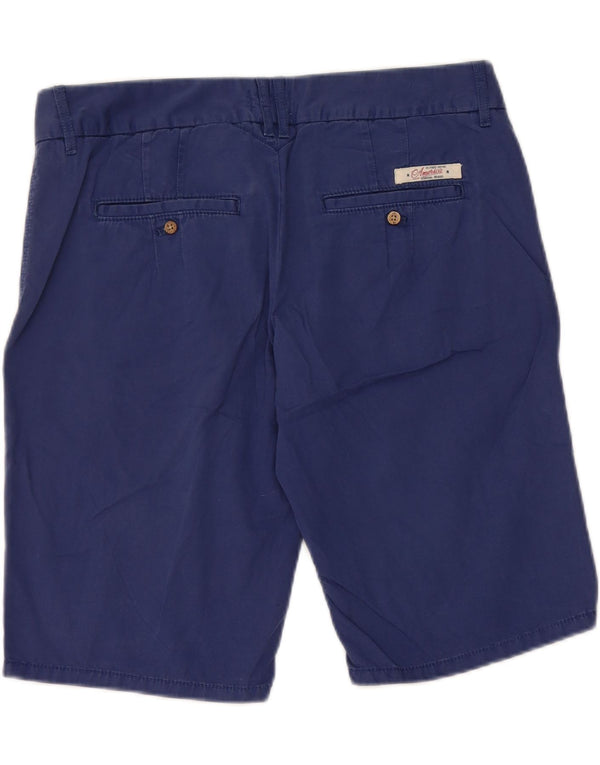 Tommy Hilfiger Womens Chino Shorts W28 Medium Blue Cotton