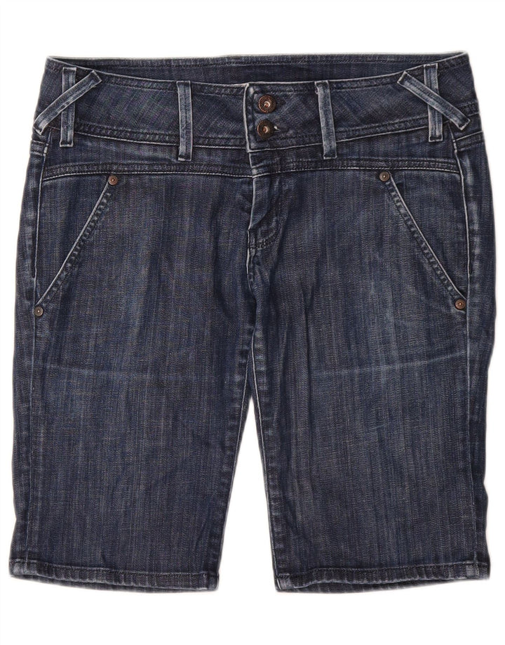 PEPE Jeans Womens Denim Shorts W31 Medium Navy Blue Cotton