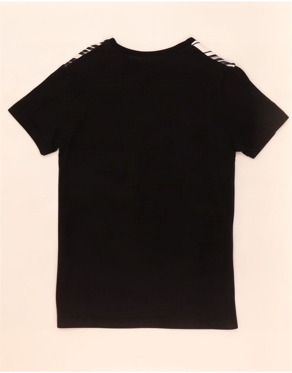 Calvin Klein Jeans Mens Graphic T-Shirt Top Small Black Colourblock Cotton