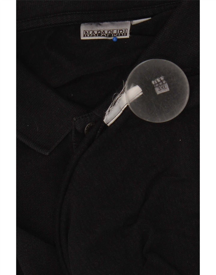 Napapijri Mens Polo Shirt 3XL Black