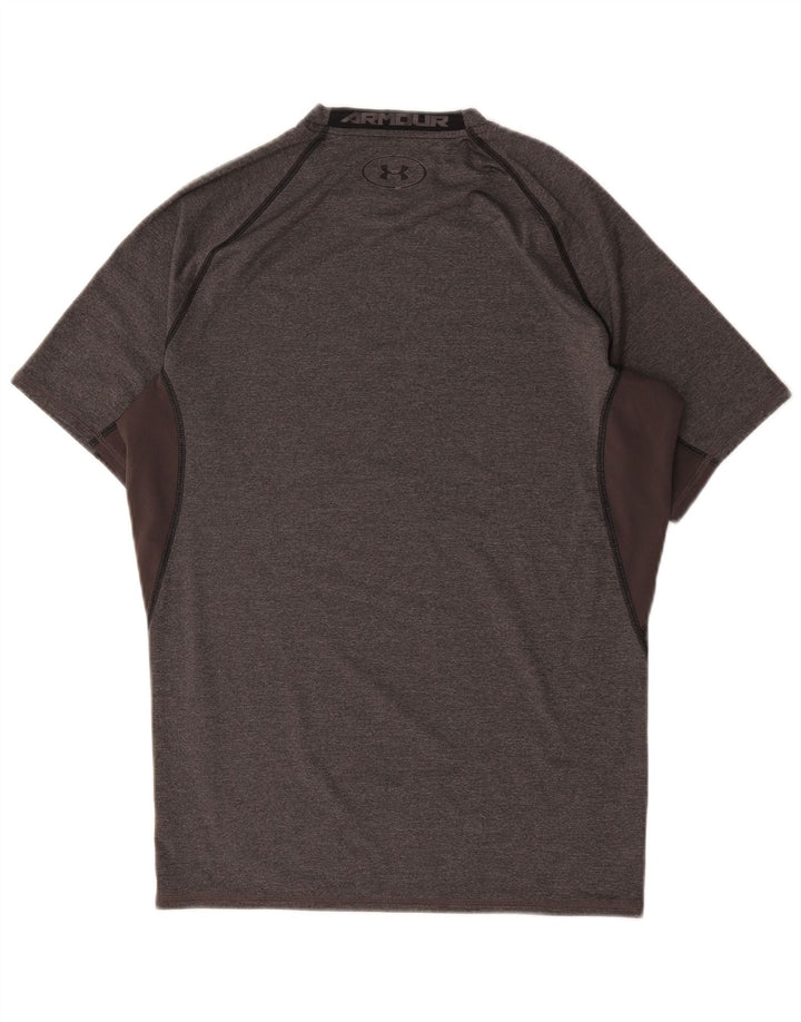 Under Armour Herre T-Shirt Top Medium Grey Colourblock