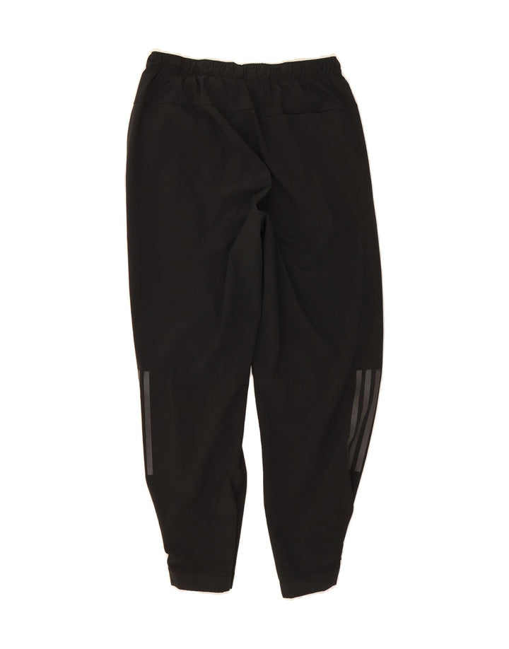 ADIDAS Womens Tracksuit Trousers Joggers UK 12/14 Medium  Black Polyester Vintage Adidas and Second-Hand Adidas from Messina Hembry 