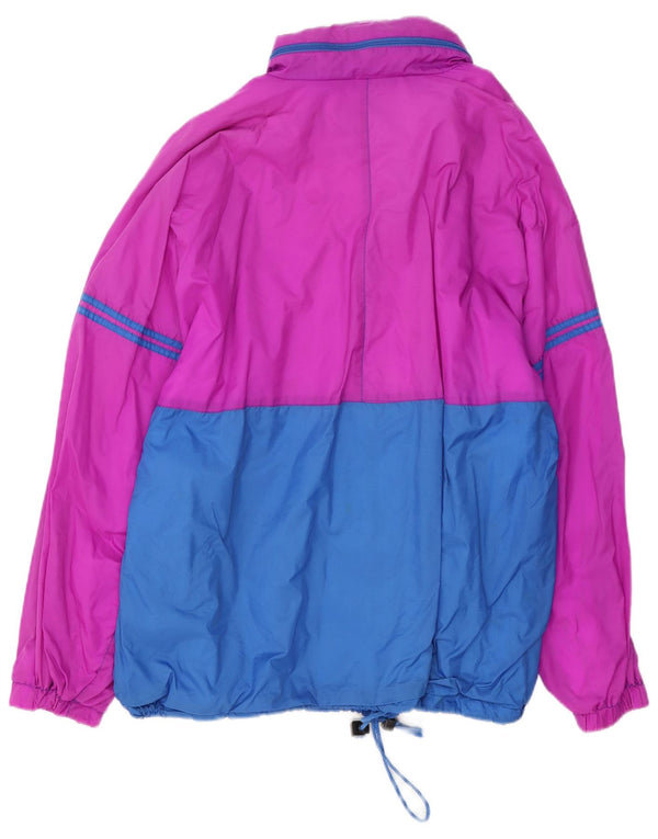 Giacca antipioggia con cappuccio da uomo Marcel Clair UK 40 Large Purple Colourblock