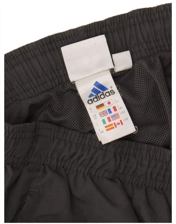 Męskie spodnie dresowe Adidas, duże, szare, z poliestru