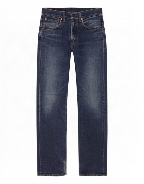 Levi's Mens 505 egyenes farmer W29 L32 kék pamut