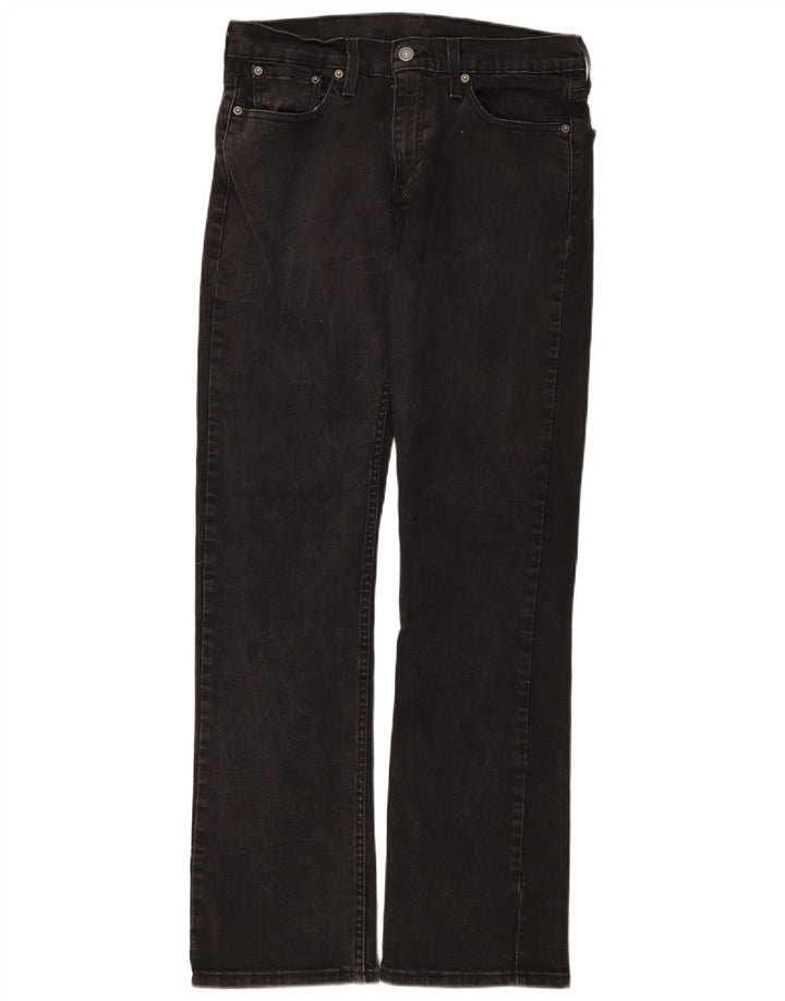 Levi's Masculino 527 Bootcut Jeans W30 L32 Algodão Preto