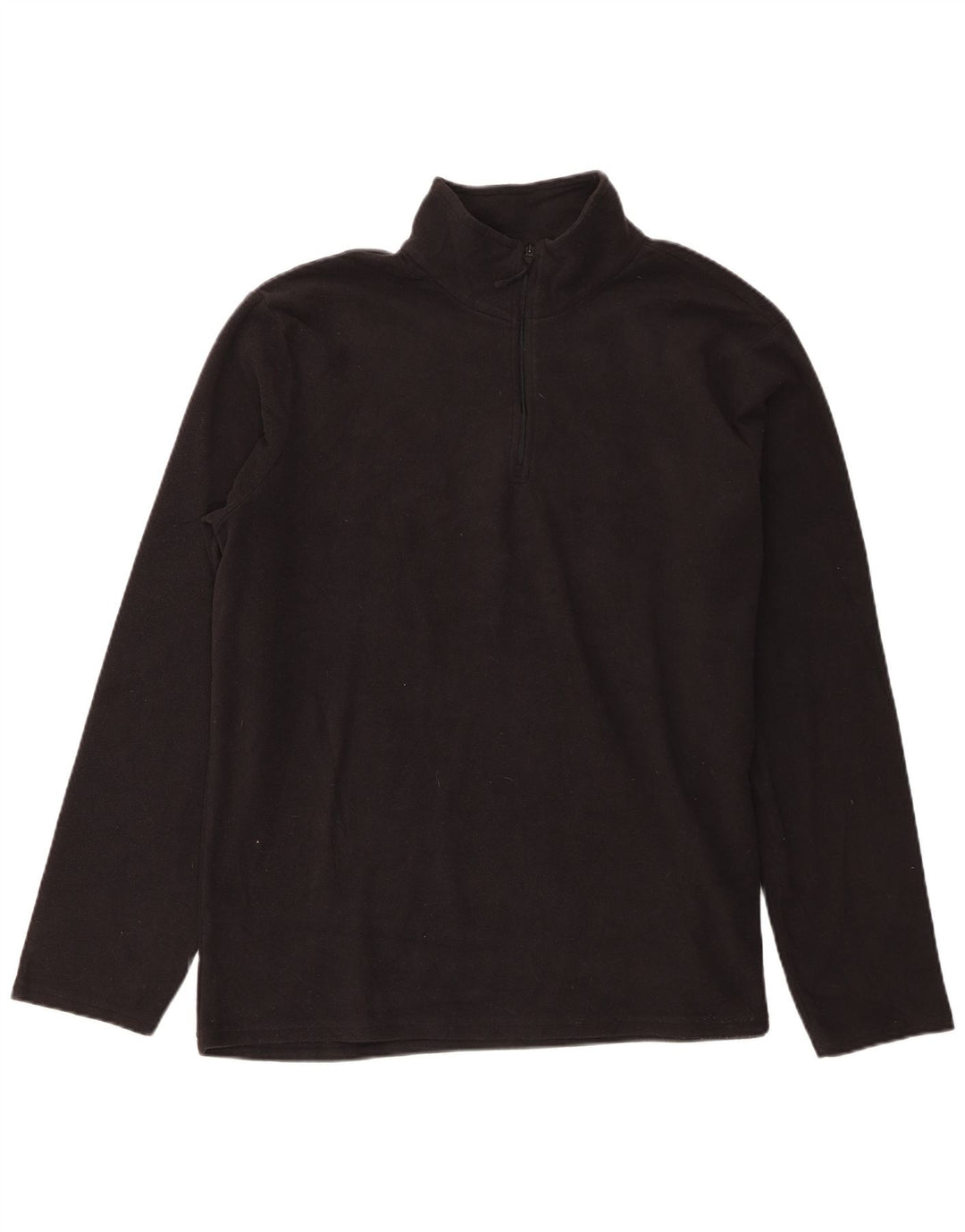 Mountain Warehouse Pull polaire à col zippé pour homme XL Noir Polyester