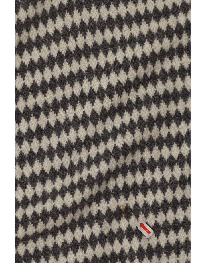 Guess By Marciano Mens Vest Tank Top Large Grey Geometric Wool