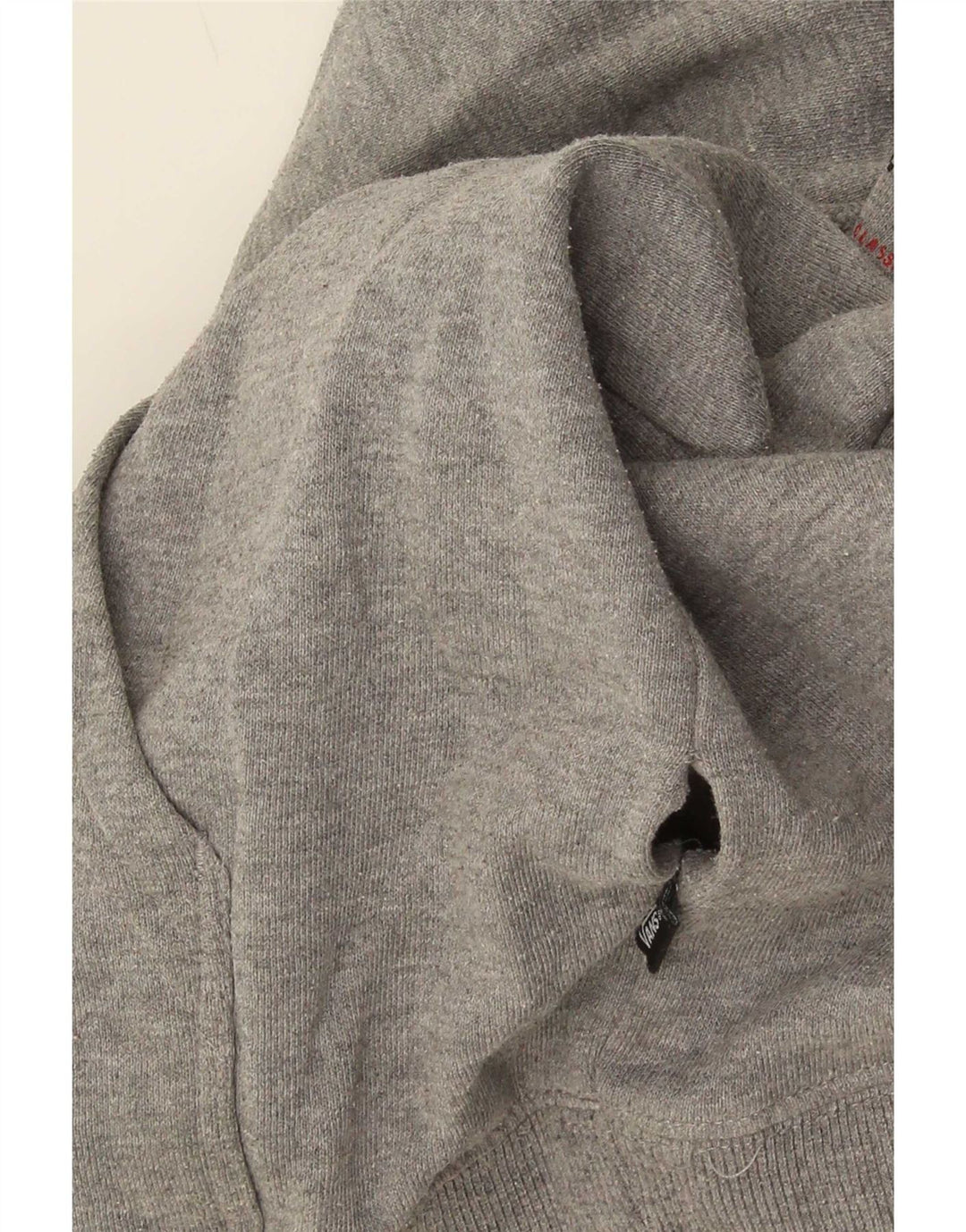 Vans Mens Graphic Hoodie Jumper Small Grey Flecked