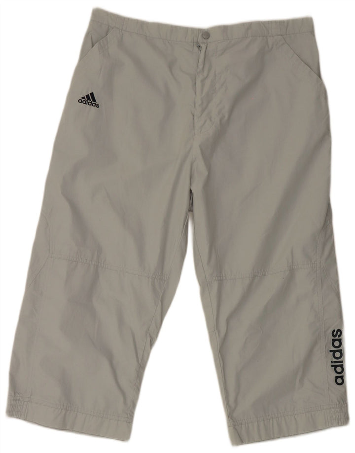 Pantaloni Adidas Graphic Capri da uomo W40 L21 poliestere grigio