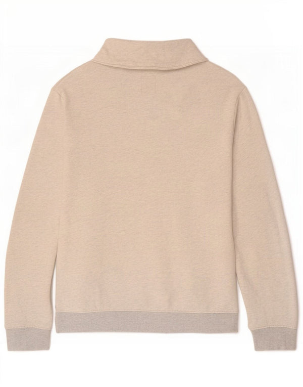 Levi's Herren-Sweatshirt mit Schalkragen, mittelgrau gesprenkelte Baumwolle