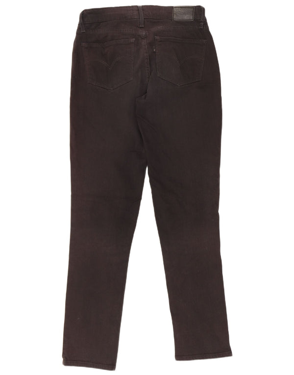 Levi's Womens 712 Slim Jeans W26 L30 Μαύρο Βαμβακερό