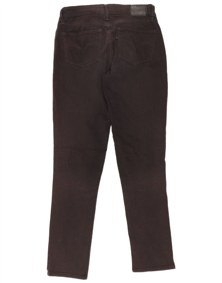 Levi's Womens 712 Slim Jeans W26 L30 Black Cotton
