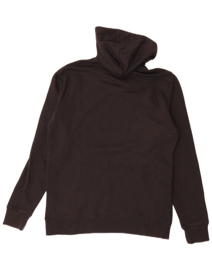 Champion Mens Graphic Hoodie Jumper Medium Black Cotton
