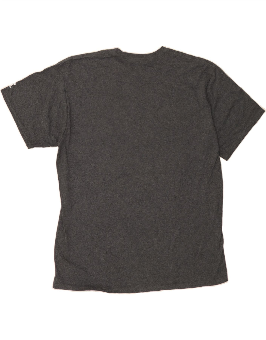 RUSSELL ATHLETIC Mens Graphic T-Shirt Top Large Grey Vintage Russell Athletic and Second-Hand Russell Athletic from Messina Hembry 